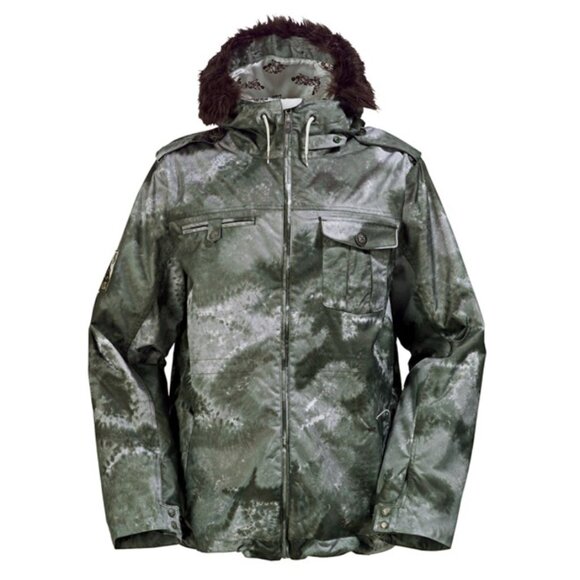 Burton The White Collection Captain Tripp Jacket Snowboard Ski Insulat Winter XS - Picture 1 of 14